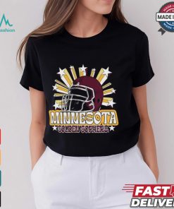 Image One Men's Minnesota Golden Gophers Grey Helmet Star T Shirt