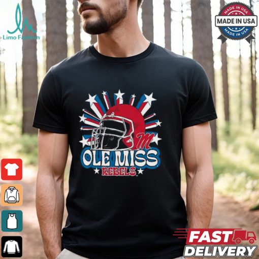 Image One Men’s Mississippi State Bulldogs Grey Helmet Star T Shirt
