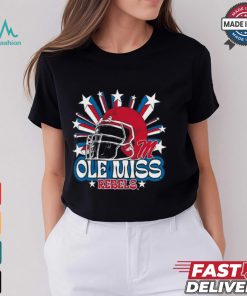 Image One Men's Mississippi State Bulldogs Grey Helmet Star T Shirt