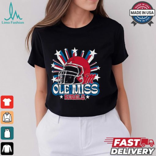 Image One Men’s Mississippi State Bulldogs Grey Helmet Star T Shirt