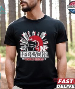 Image One Men's Nebraska Cornhuskers Grey Helmet Star T Shirt