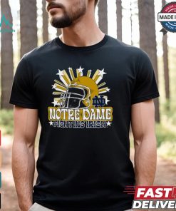 Image One Men's Notre Dame Fighting Irish Grey Helmet Star T Shirt