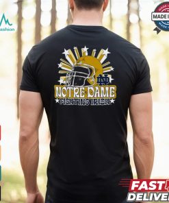 Image One Men's Notre Dame Fighting Irish Grey Helmet Star T Shirt