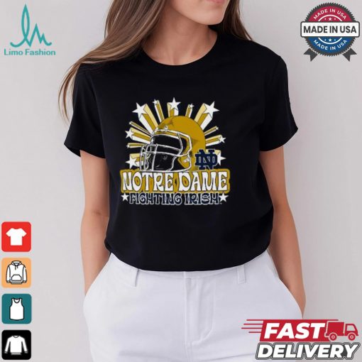 Image One Men’s Notre Dame Fighting Irish Grey Helmet Star T Shirt