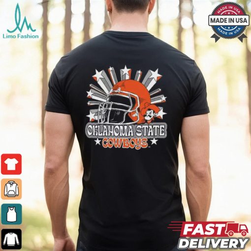 Image One Men’s Oklahoma State Cowboys Grey Helmet Star T Shirt