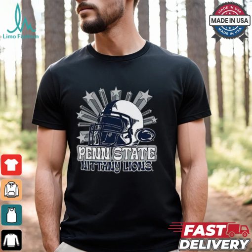 Image One Men’s Penn State Nittany Lions Grey Helmet Star T Shirt