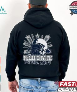 Image One Men's Penn State Nittany Lions Grey Helmet Star T Shirt