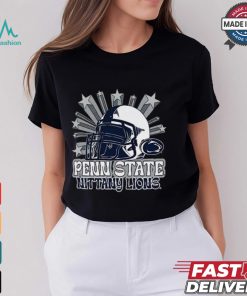 Image One Men's Penn State Nittany Lions Grey Helmet Star T Shirt