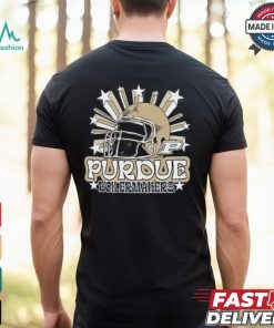 Image One Men's Purdue Boilermakers Grey Helmet Star T Shirt