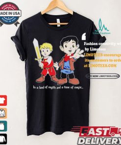 In a land of myth and a time of magic merlin shirt