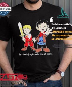 In a land of myth and a time of magic merlin shirt