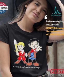 In a land of myth and a time of magic merlin shirt