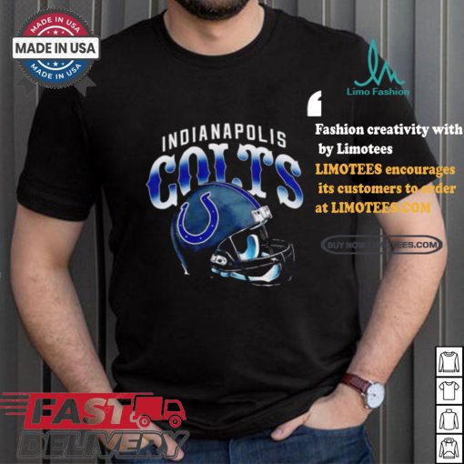 Indianapolis Colts Gradient Helmet T shirt