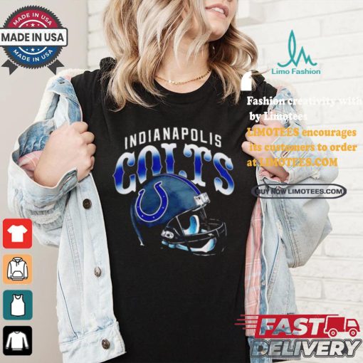 Indianapolis Colts Gradient Helmet T shirt