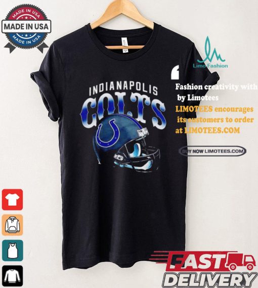 Indianapolis Colts Gradient Helmet T shirt