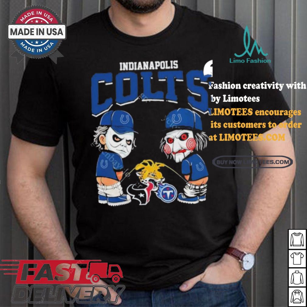 Indianapolis Colts NFL Halloween Peeing Funny Shirt Indianapolis Colts NFL Halloween Peeing Funny Shirt