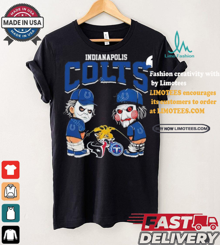 Indianapolis Colts NFL Halloween Peeing Funny Shirt Indianapolis Colts NFL Halloween Peeing Funny Shirt