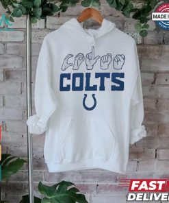 Indianapolis Colts The NFL ASL Collection by Love Sign American Sign Language T Shirt