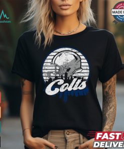 Indianapolis football team Skyline helmet T Shirt