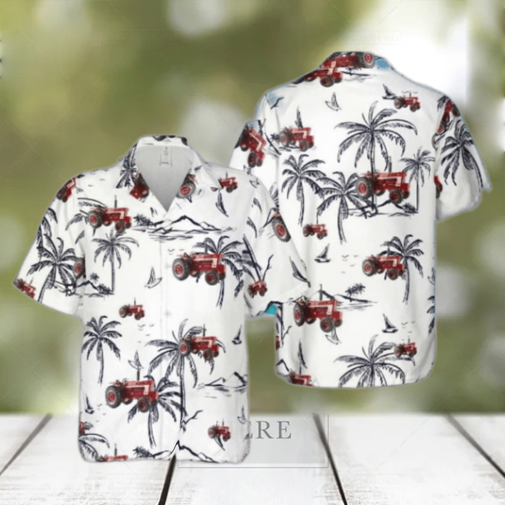 International Farmall 1066 Turbo Wide Front Tractor Hawaiian Shirt International Farmall 1066 Turbo Wide Front Tractor Hawaiian Shirt