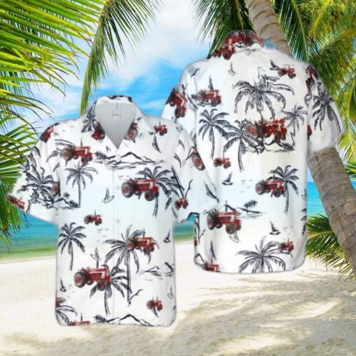 International Farmall 1066 Turbo Wide Front Tractor Hawaiian Shirt