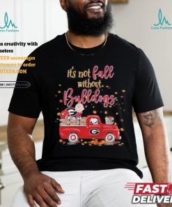 It’s Not Fall Without Peanuts Characters X Georgia Bulldogs Shirt