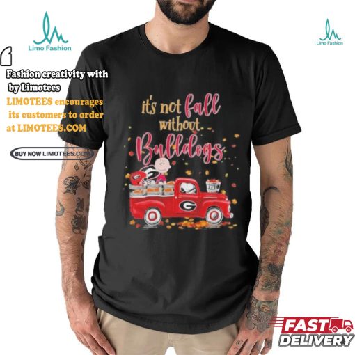 It’s Not Fall Without Peanuts Characters X Georgia Bulldogs Shirt