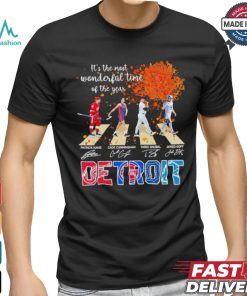 It’s The Most Wonderful Time Of The Year Detroit Sports Team Abbey Road signatures Shirt