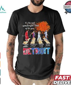 It’s The Most Wonderful Time Of The Year Detroit Sports Team Abbey Road signatures Shirt