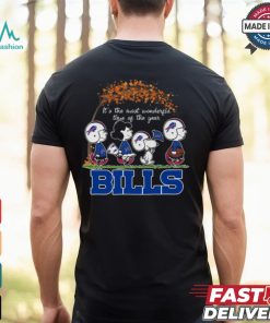 It’s The Most Wonderful Time Of The Year Peanuts Characters X Buffalo Bills Shirt