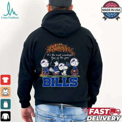 It’s The Most Wonderful Time Of The Year Peanuts Characters X Buffalo Bills Shirt