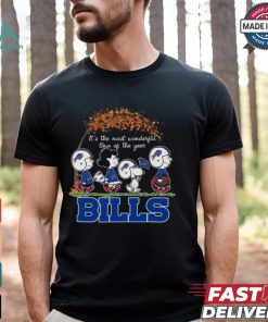 It’s The Most Wonderful Time Of The Year Peanuts Characters X Buffalo Bills Shirt