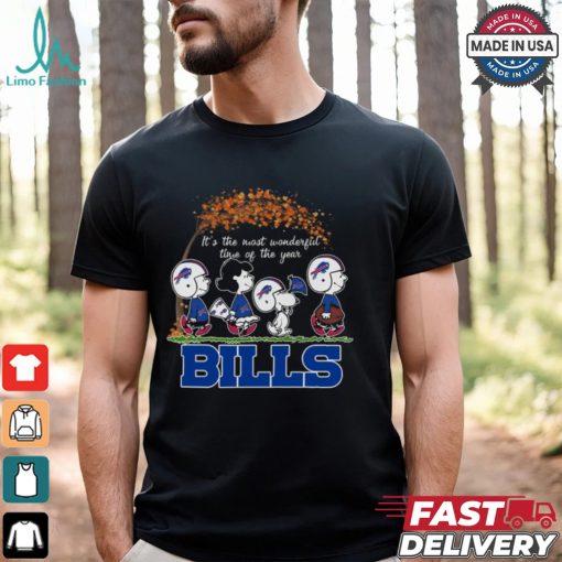 It’s The Most Wonderful Time Of The Year Peanuts Characters X Buffalo Bills Shirt