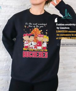 It’s The Most Wonderful Time Of The Year Peanuts Characters X Ohio State Buckeyes Shirt
