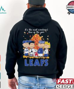 It’s The Most Wonderful Time Of The Year Peanuts Characters X Toronto Maple Leafs Shirt