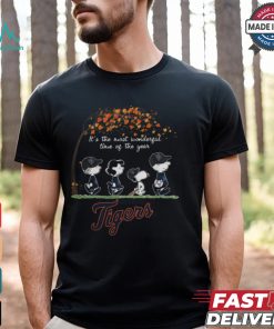 It’s The Most Wonderful Time Of The Year Peanuts Characters x Detroit Tigers Shirt