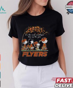 It’s The Most Wonderful Time Of The Year Peanuts Characters x Philadelphia Flyers Shirt