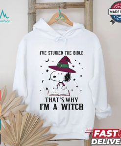 I’ve Studied The Bible That’s Why I’M A Witch Snoopy T Shirt