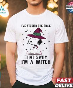 I’ve Studied The Bible That’s Why I’M A Witch Snoopy T Shirt