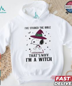 I’ve Studied The Bible That’s Why I’M A Witch Snoopy T Shirt