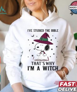 I’ve Studied The Bible That’s Why I’M A Witch Snoopy T Shirt