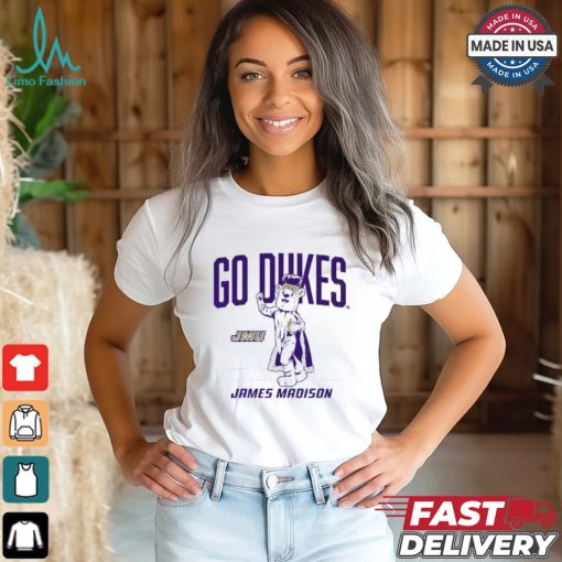 JMU Football Go Dukes Mascot Shirt