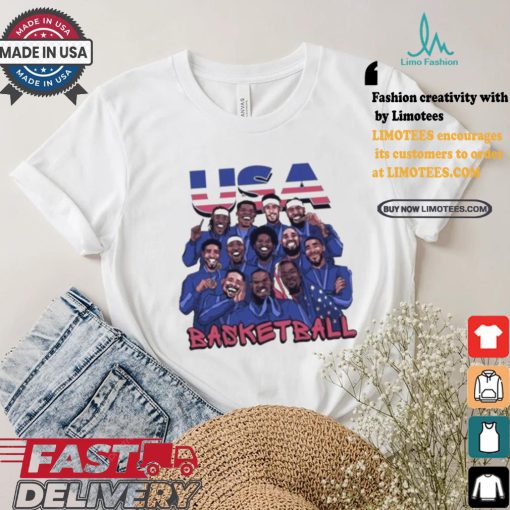 Jack Perkins Usa Basketball T shirt