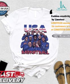 Jack Perkins Usa Basketball T shirt