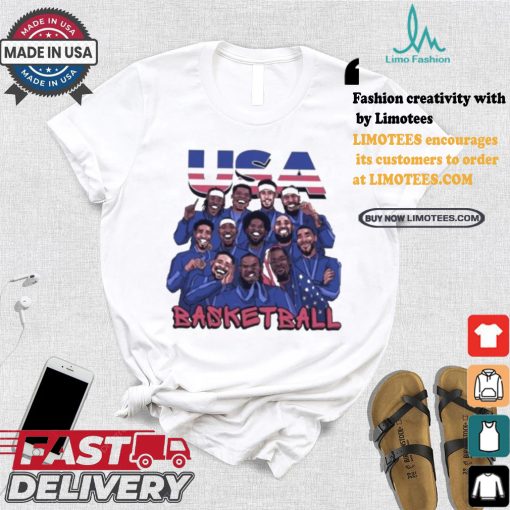 Jack Perkins Usa Basketball T shirt