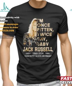 Jack Russell 1960 2024 Thank You For The Memories T Shirt