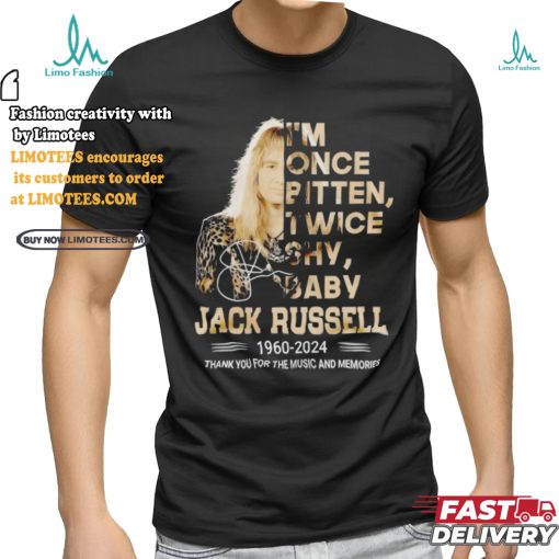 Jack Russell 1960 2024 Thank You For The Memories T Shirt