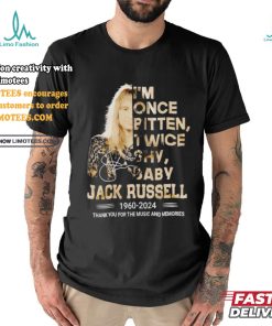 Jack Russell 1960 2024 Thank You For The Memories T Shirt