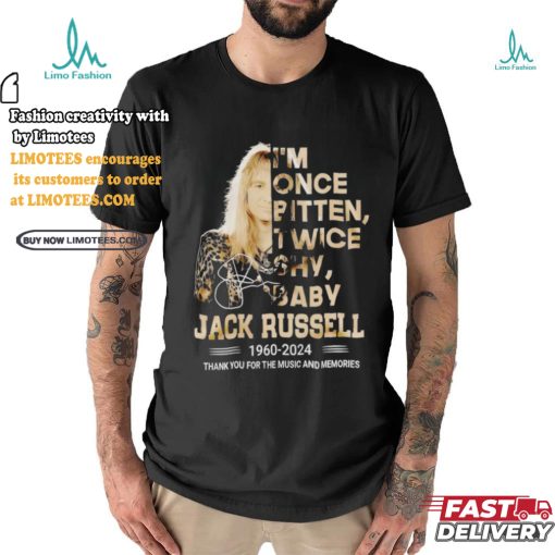 Jack Russell 1960 2024 Thank You For The Memories T Shirt