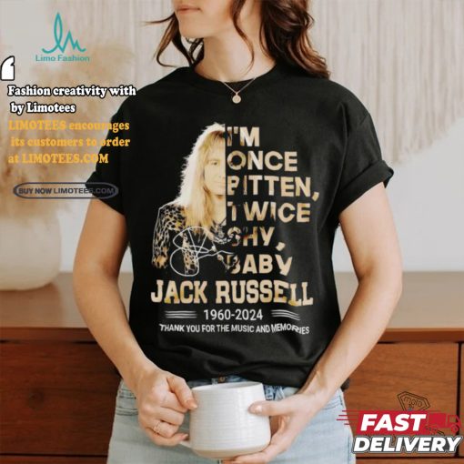 Jack Russell 1960 2024 Thank You For The Memories T Shirt